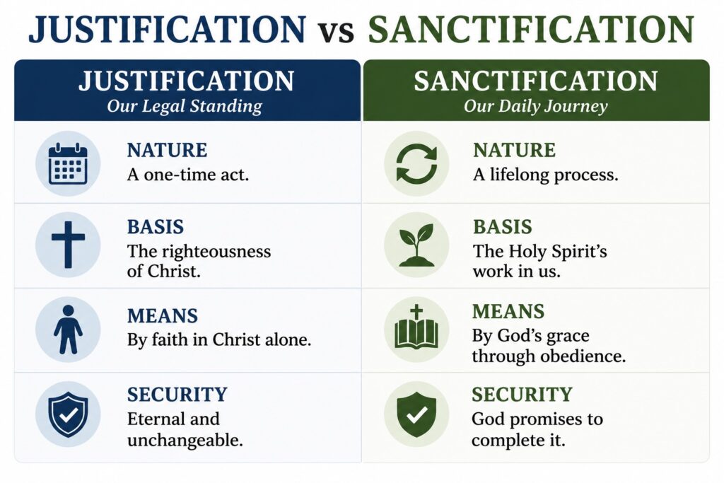 What is sanctification?