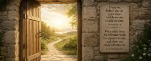 open doors for guided by god