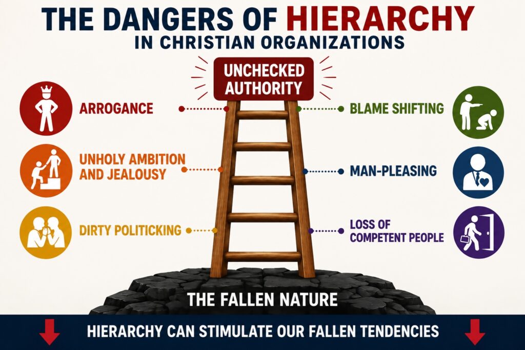 dangers of hierarchy in Christian organizations