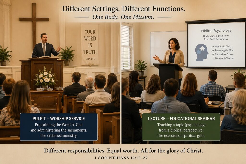 women teaching in the church