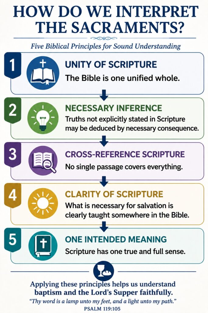 Reformed view of the sacraments